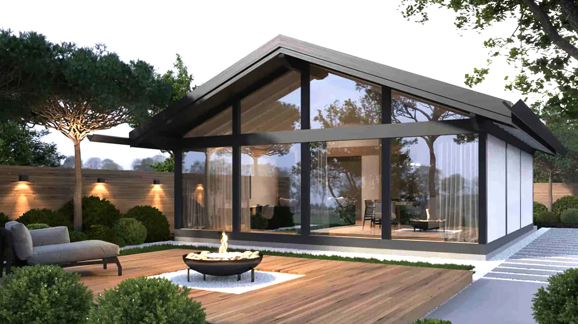 Как добиться уюта и стиля в минималистичном пространстве? Рассматриваем дома с террасой до 100 кв. м